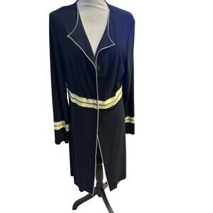 ⭐️ Women’s Piccadilly Long Line Navy Cardigan Size Large Capsule Wardrobe